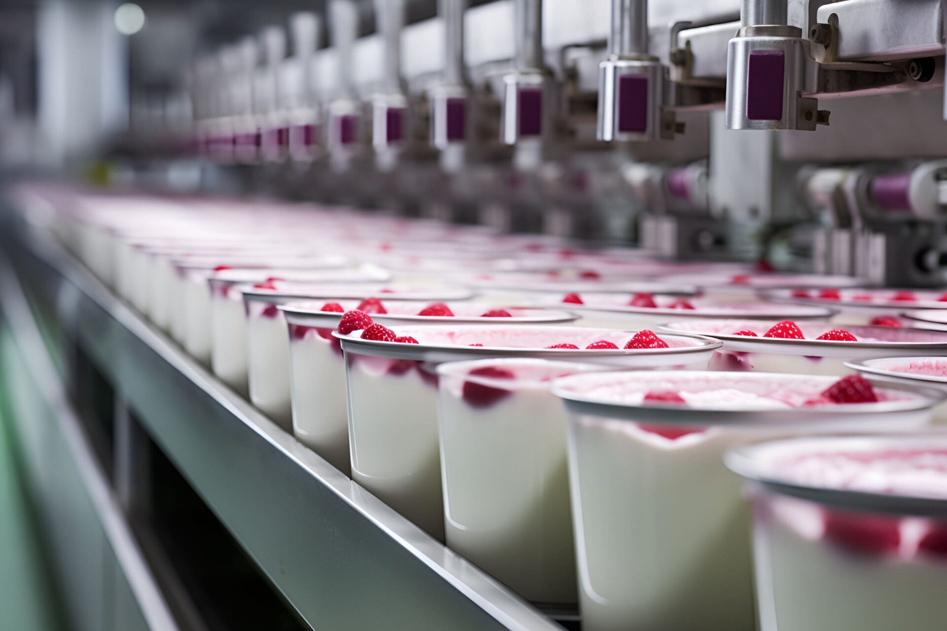 Eclairage dans la production alimentaire industrielle