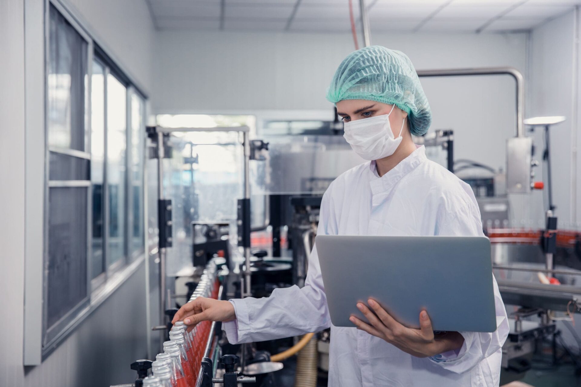 Eclairage dans l'industrie des boissons