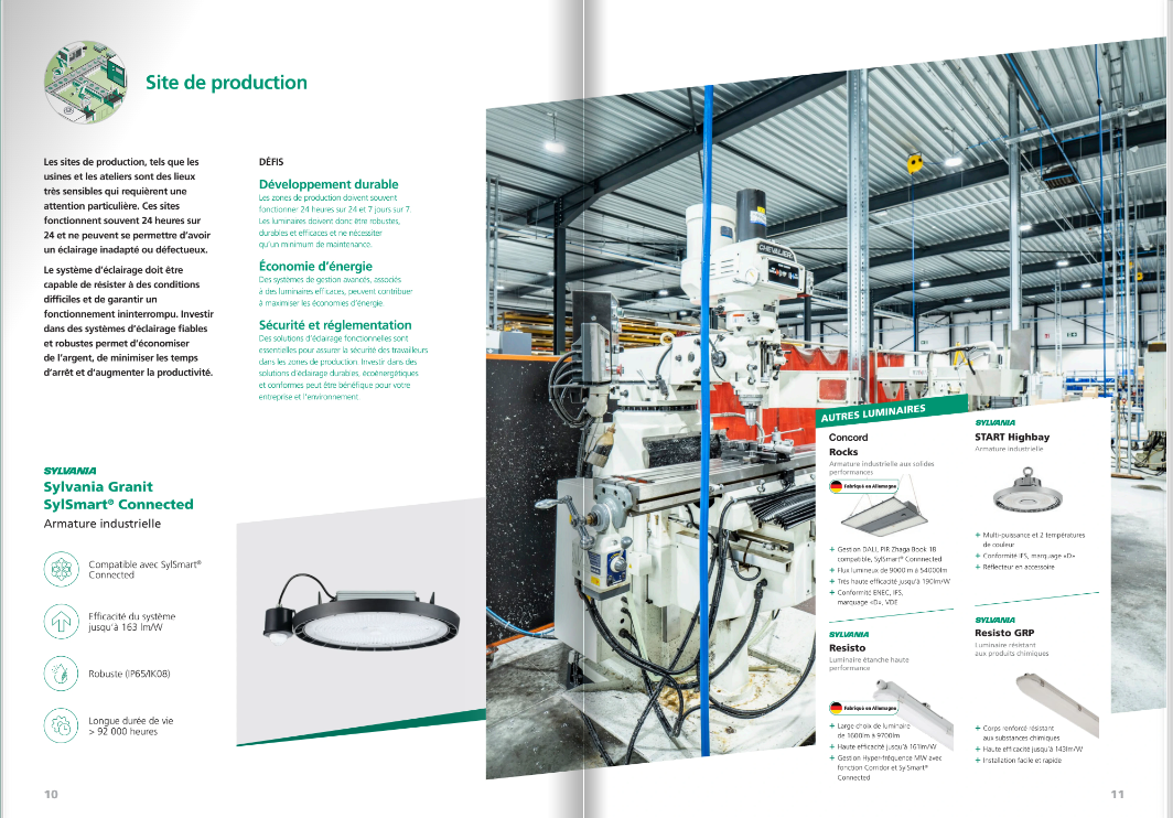 Brochure interactive industrie et logistique