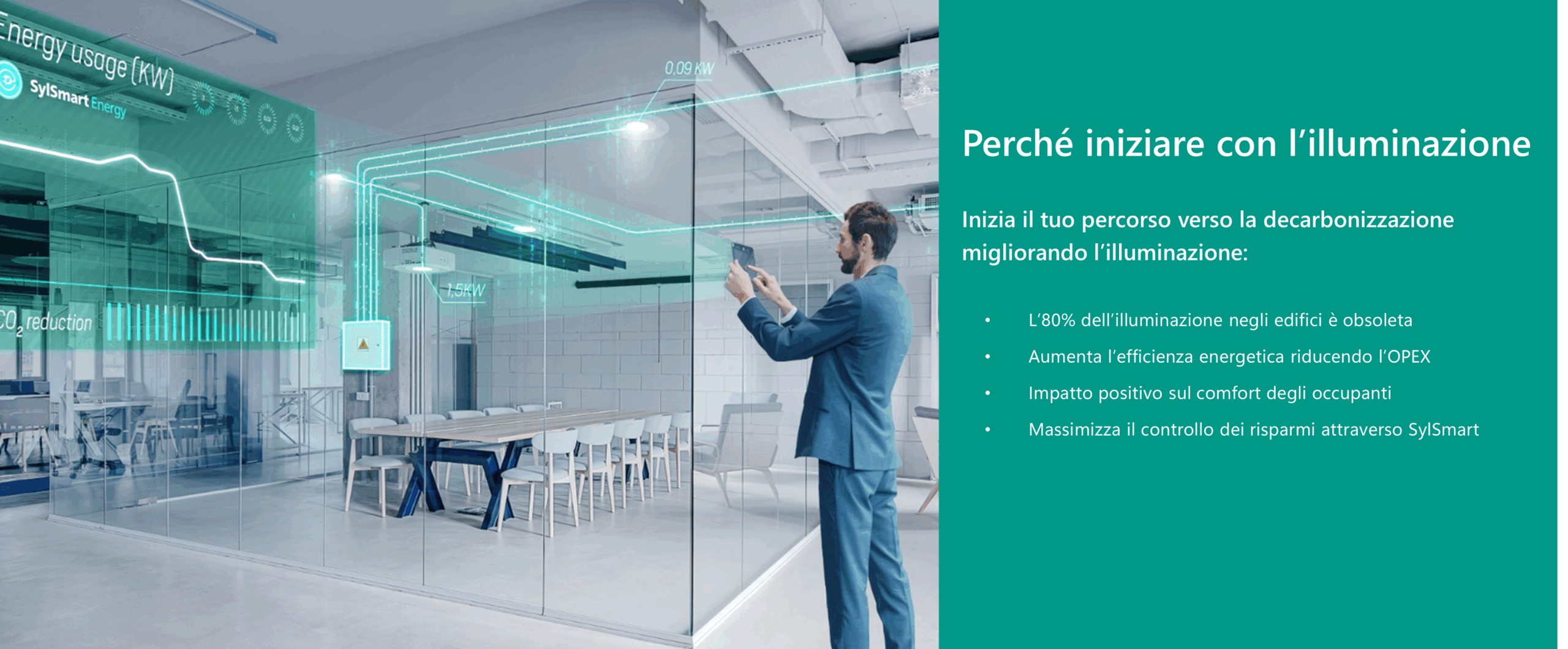 Perché iniziare con l'illuminazione?